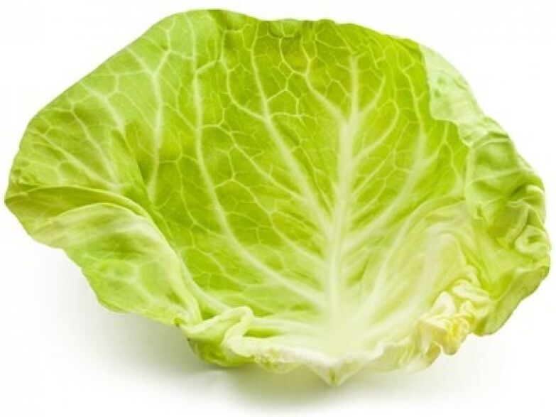 Cabhróidh duille cabáiste a chuirtear i bhfeidhm ar an muineál pian a mhaolú de bharr osteochodrosis.